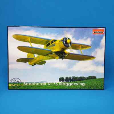 Roden 446 Beechcraft D17S American Utility Aircraft 1/48 Scale Model Kit 1932