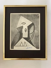 🔥PABLO PICASSO | Vintage 1940 Signed Print | Ltd. Ed | Framed $