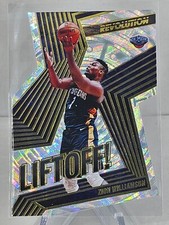 ZION WILLIAMSON 2021-22 Revolution Liftoff! FRACTAL Die-Cut SSP Pelicans