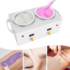 600ml Double Pot Wax Heater Tabletop Electric Wax Heating Machine