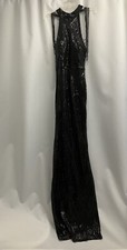 Black Sequin Gown
