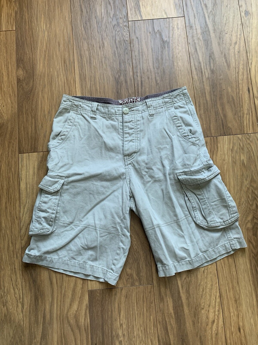 Mens Mantaray Cargo Shorts Waist 32