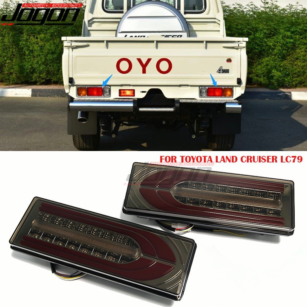 Rear Tail Lights Lamp Reflector For Toyota Land Cruiser LC79 FJ79