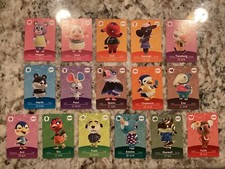 16 Different Series 5 Mint Animal Crossing Amiibo Cards. That  s .38 Cents Each 