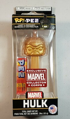 FUNKO POP  MARVEL COLLECTORS CORPS PEZ (HULK)