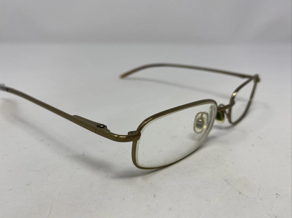 Marco de gafas Chaps By Ralph Lauren 108 OF07 50-18-130 dorado borde completo Y272 Foto 3 de 4