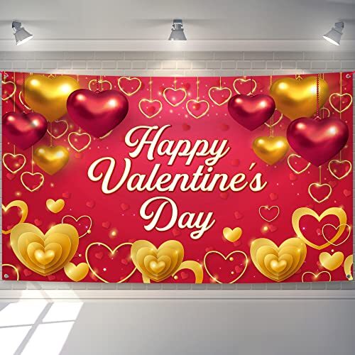 *p(R)ojectR® LogoValentine hoodieRAMPAGE Happy Valentines Day Banner - XtraLarge, 72x44 Inch