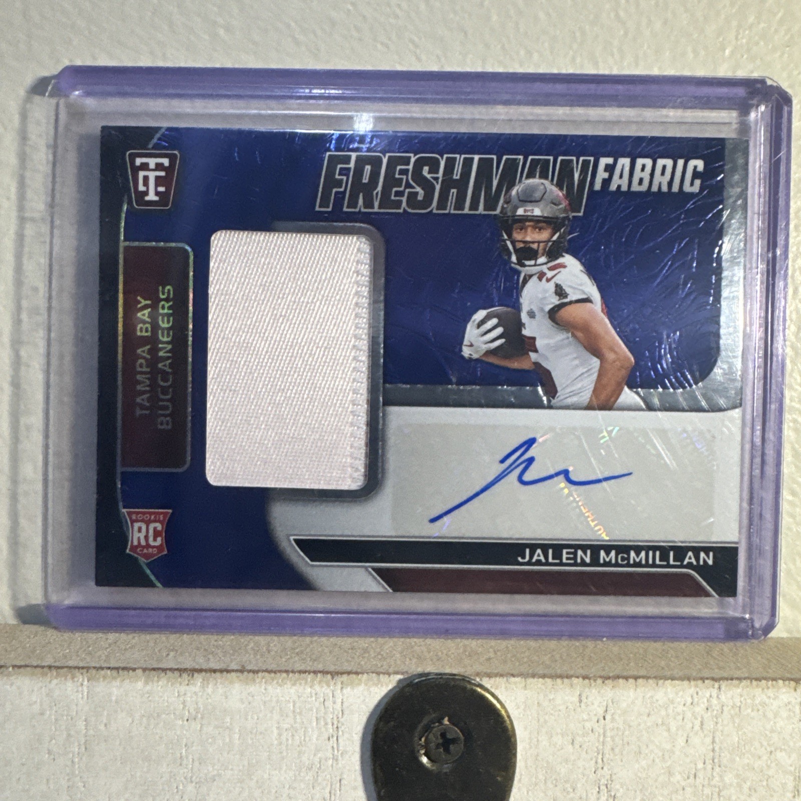 Jalen McMillan Panini Totally Certified Freshman Fabric Signatures #FFSJMN Base