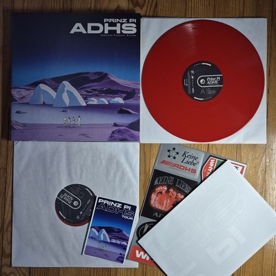 Prinz Pi - ADHS Limited Red Vinyl / LP / Schallplatte