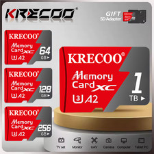 1TB Micro SD Cards Lot Pack UHS-1 A2 256GB TF Flash Memory Card For Camera Phone