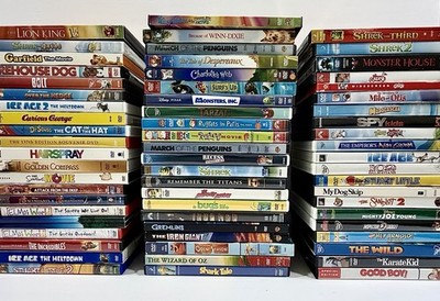 Your Choice Animated & Family DVD Movies Lot Volume / Multi-Buy Discount