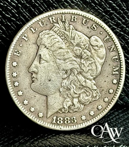 1883 CC Morgan Silver Dollar $1 Carson City Minted Better Date Coin