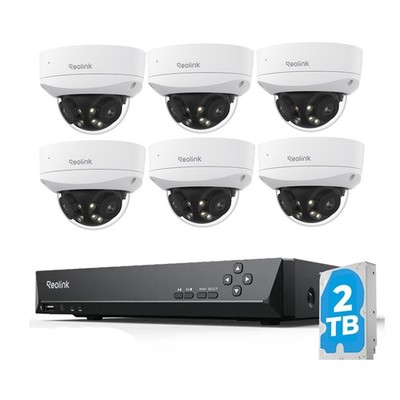 Reolink 16MP Dual-Lens Security Camera System 8CH 2TB NVR with Camera Duo 3V PoE