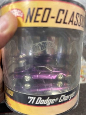 Hot Wheels '71 Dodge Charger Neo Classics Oil Can 1 /3000 RLC