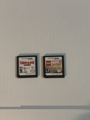 Gremlins Gizmo + Lego Marvel Super hero s Nintendo Ds Games Cartridge Only