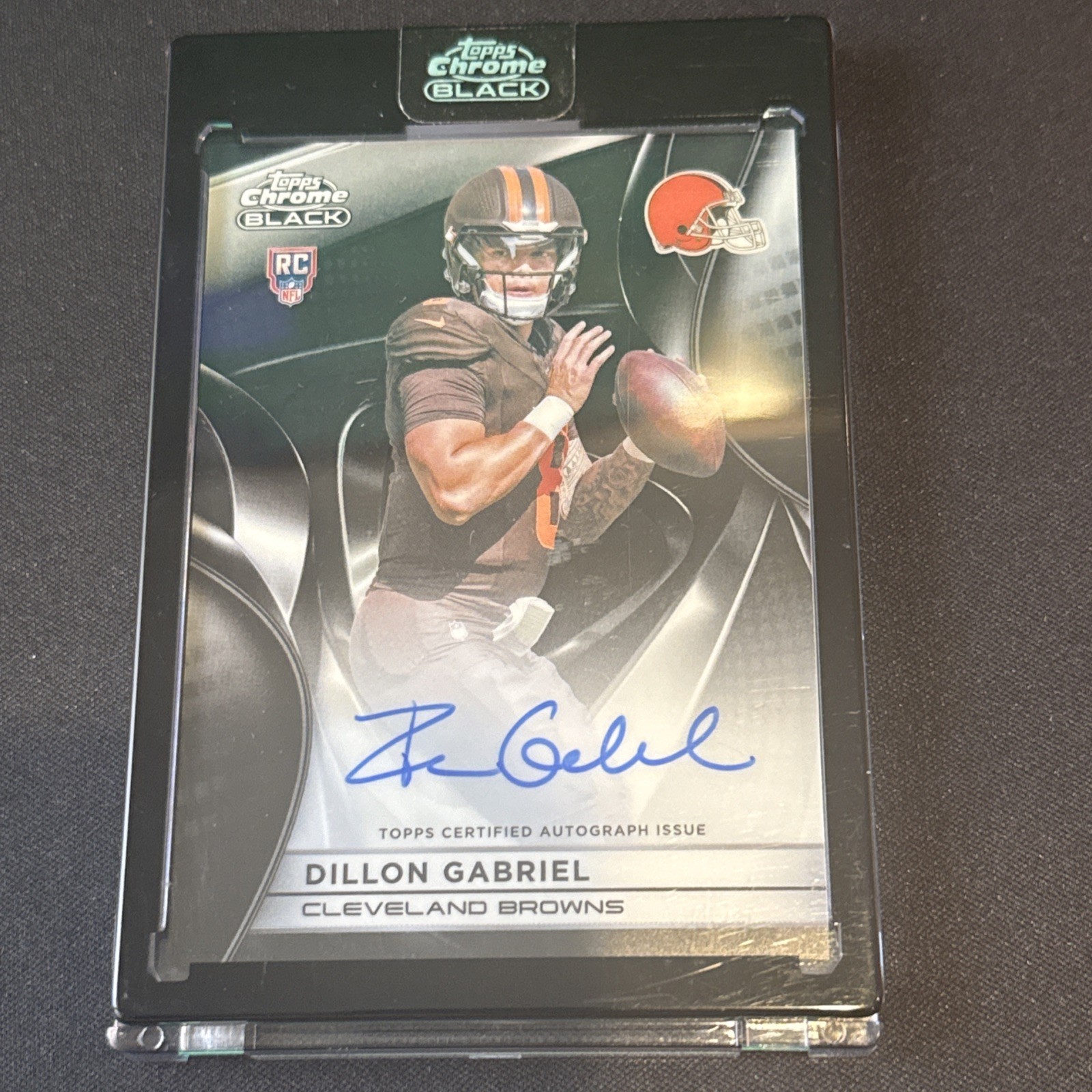 Dillon Gabriel Topps Chrome Black Rookie Autographs #DG Base