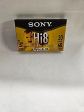 8x  Sony Hi8 60 Min. Digital8 30 Min. HMP Metal Particle Tape Sealed New