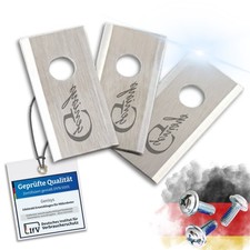 Cuchillas de repuesto para robot cortacésped Kress Mission irrompible LongLife acero inoxidable