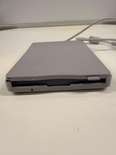 Vintage External 3.5 Floppy Disk Drive Portable USB Grey Retro PC Mac Laptop