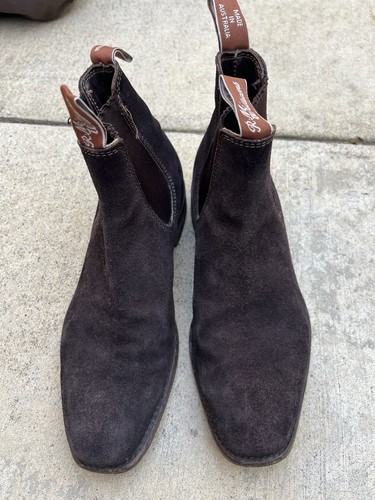 R.M. Williams Chelsea Craftsman Suede Boots Men's Comfort 8H US Men 9-9.5 - Picture 2 of 13