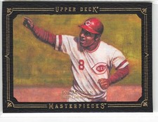 2008 Upper Deck Masterpieces - Joe Morgan - Black Paper Framed #25 HOF