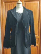 Veste Blazer Femme Velours Noir - Hugo Boss - 38 M - Rétro - Très Bon Etat