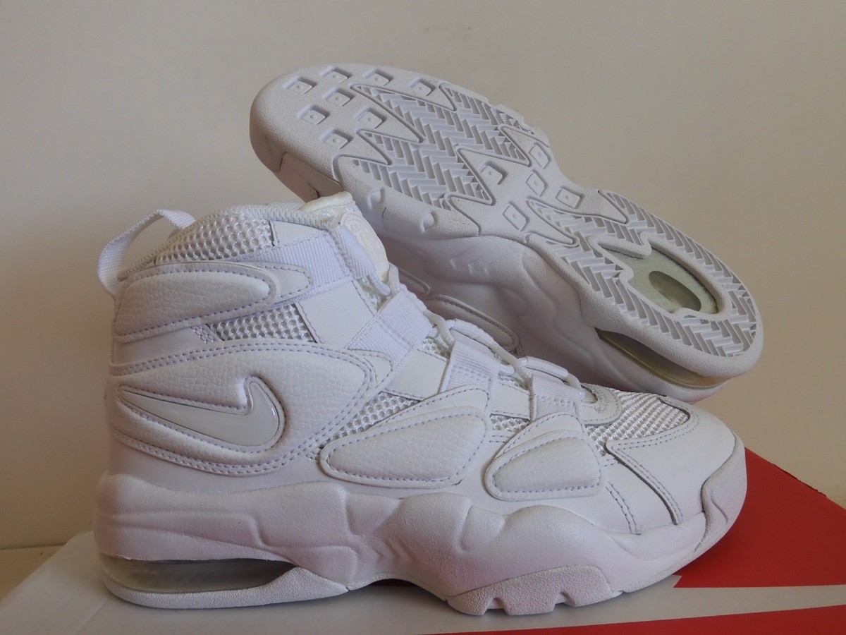 Mens Nike Air Max2 Uptempo \'94 Triple White High Top Shoes 922934-100 Size 10 Nike Men main image 4