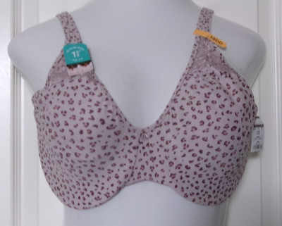 Bali Minimizer Underwire Bra Size 40C Style DF3385 Animal print