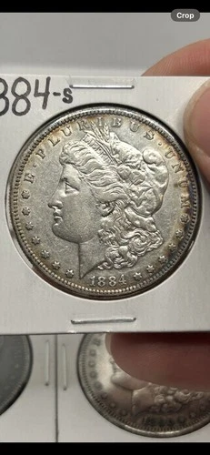 1884 S Morgan Silver Dollar $1 Looks AU SCARCE! Better Date Coin! Lustrous***