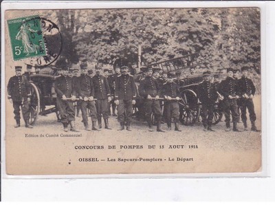 OISSEL - Pumpenwettbewerb vom 15. August 1914 - Feuerwehr - Le dépa
