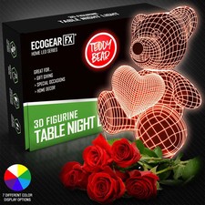 LED Teddy Bear Rose Gift for Girlfriend Wife Mom Birthday