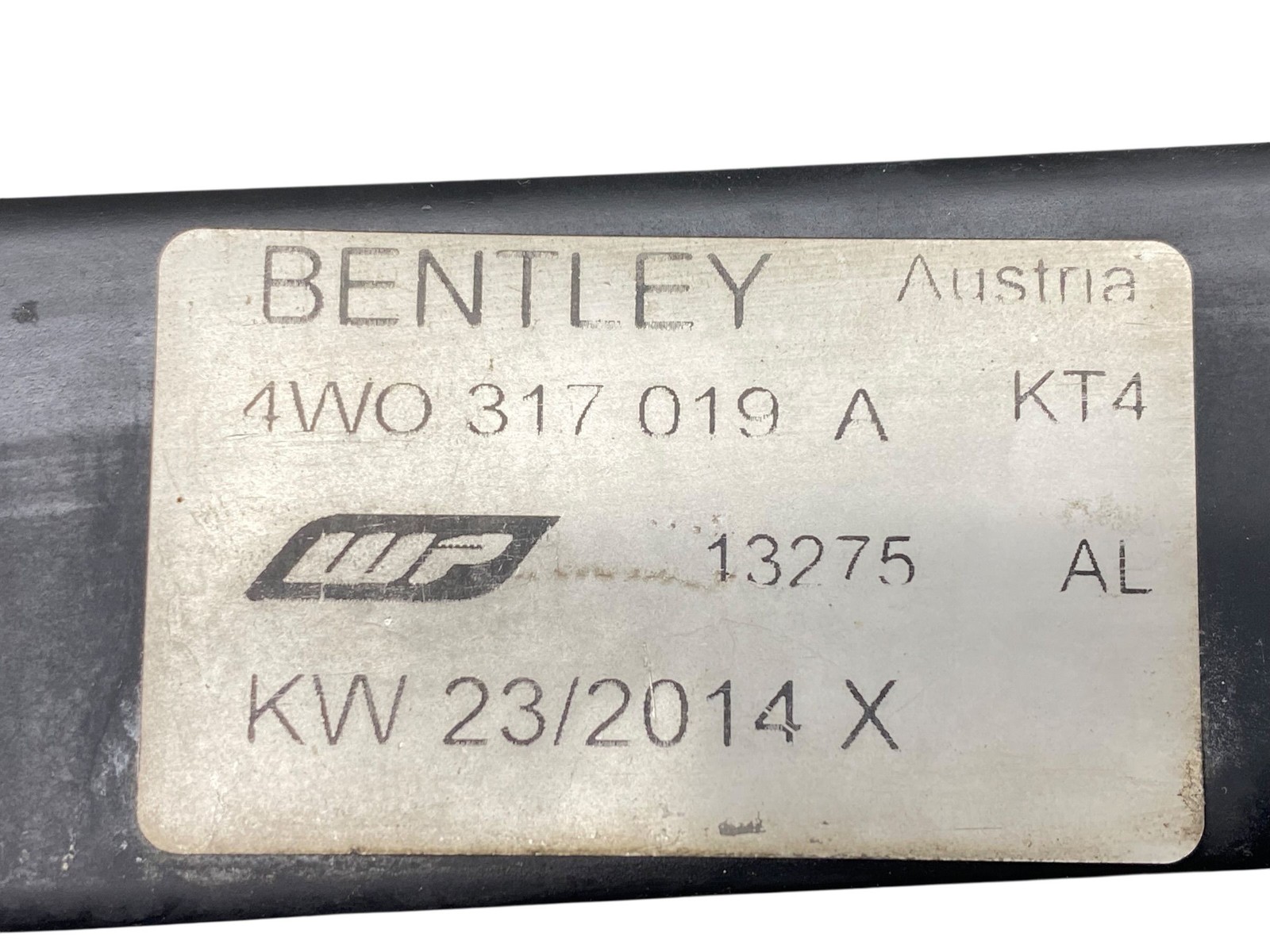 2013-2019 BENTLEY FLYING SPUR 4W 223B 4.0L AWD AUTOMATIC TRANSMISSION OIL COOLER