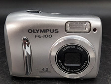 Olympus FE FE-100 4 MP Digital Camera Silver GOOD/TESTED