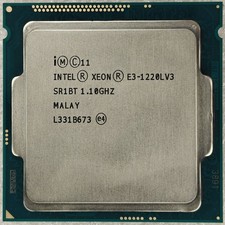 Intel Xeon E3-1220L v3 SR1BT 1.1 - 1.5 GHz, 4MB, 2 Core, Socket LGA1150, 13W CPU