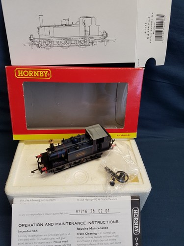 HORNBY R.2216 K&ESR BLAU 0-6-0 KLASSE A1X TERRIER DAMPFLOK "BODIAM" #3 NEUWERTIG BXD | Condition: Used