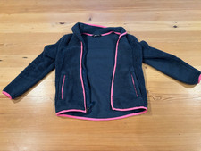 North Face Campshire Full Zip Girls Fleece Jacket, Kids Size M 10/12 , Blue