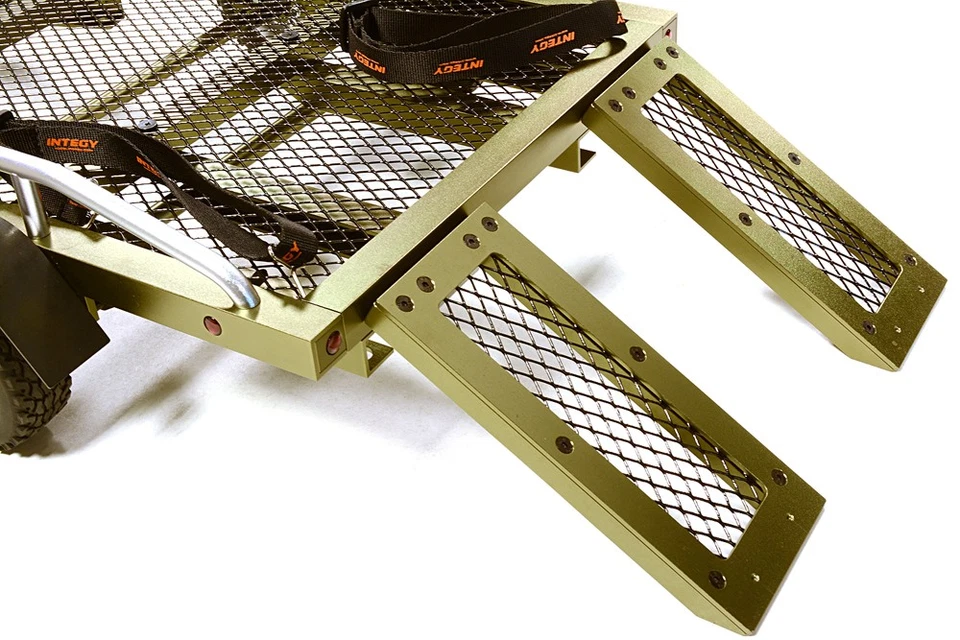 Machined Alloy Flatbed Dual Axle Car Trailer Kit for 1/10 Scale RC 580x320x110mm - Image 2 of 4