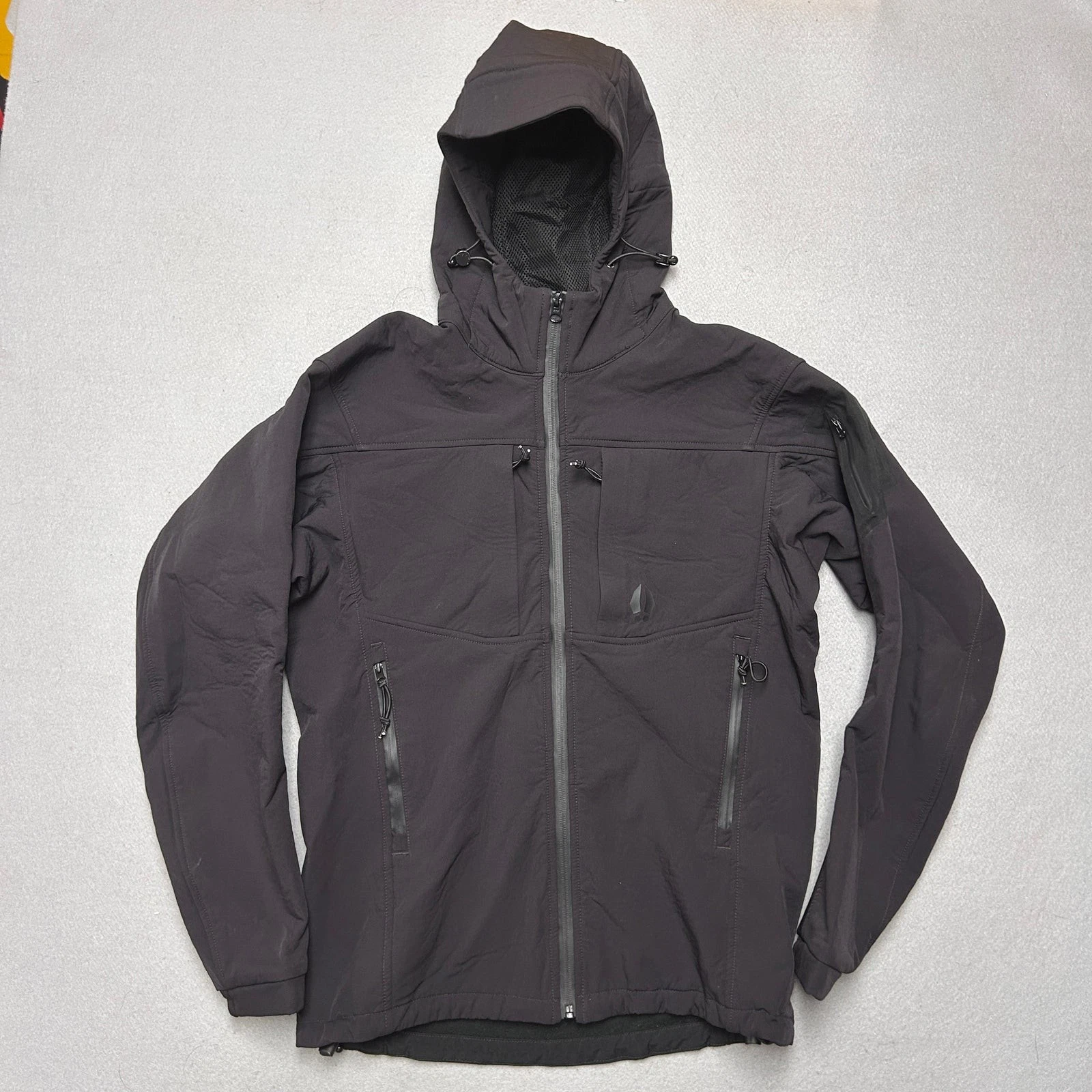 Bearded Goat Fleece Lined Soft Shell Jacket size Medium image 1