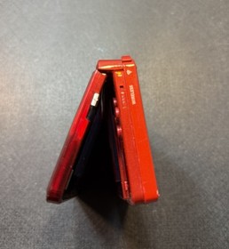 Nintendo 3DS Metallic Red with box and game. No manuals! 