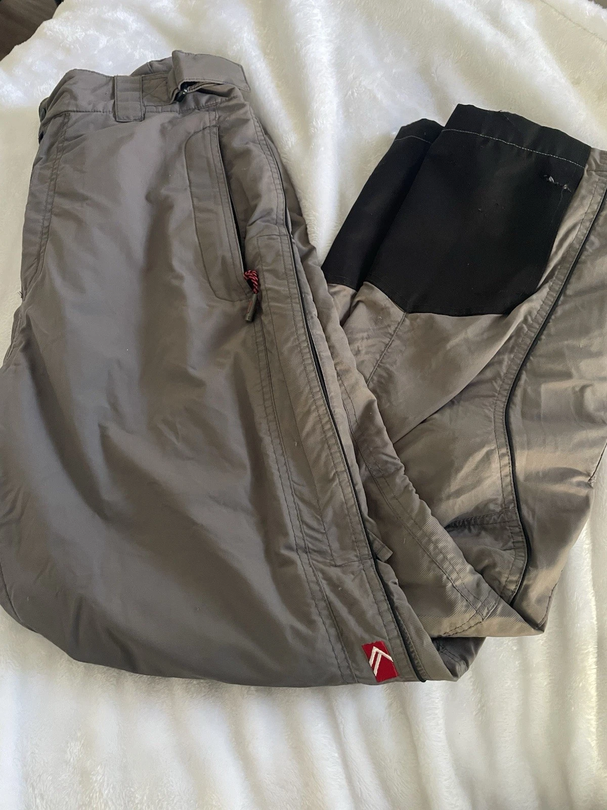Alpine Design Ski/Snowboard Pants Mens M Waterproof Windproof Insulated Grey