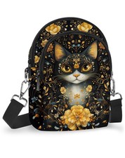 Cat Cell Phone Purse Small Crossbody Bags for Women Shoulder Strap Wallet Cas...