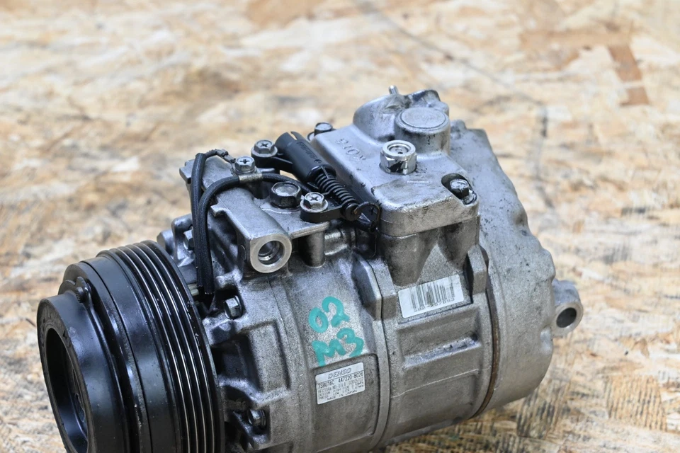 BMW E39 E46 1996-2006 525 M3 motor aire acondicionado compresor embrague conjunto 124 k OEM Foto 3 de 4