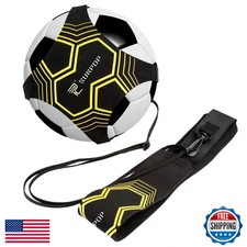 Soccer Volleyball Rugby Trainer Kick Throw Solo Practice Training Aid Belt Kids