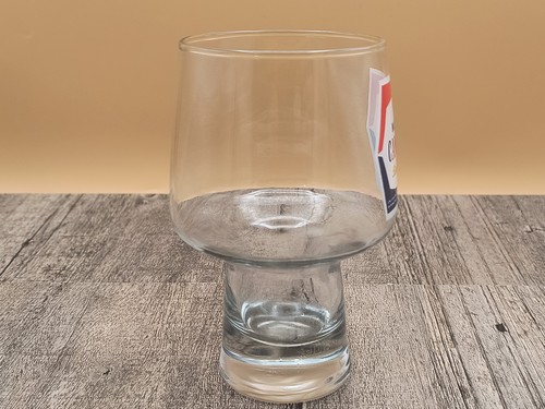 Vintage Footed Stackable Molson Canadian Lager Beer Glass Pristine Rare Style - Picture 8 of 13