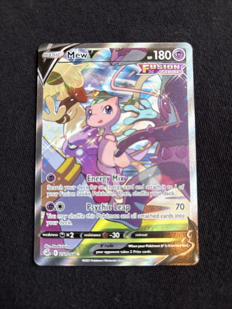 Mew Pokémon TCG Professional Sports Authenticator (PSA) Ultra Rare