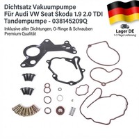 Dichtsatz Unterdruckpumpe FüR Seat Leon Ibiza Skoda Octavia Fabia 1.9 2.0 TDI DE