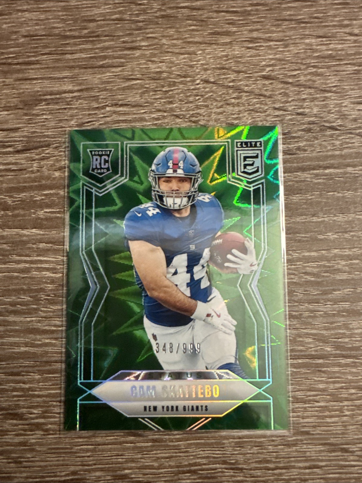 2025 Panini Donruss Elite - Rookies Cam Skattebo #153 Status Explosion /999 (RC)