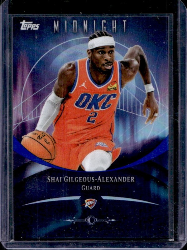 2025-26 Topps Midnight Shai Gilgeous-Alexander #56 Thunder