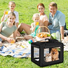 Soft Kennel faltbare Hundebox Hundehütte Autobox Ruheplatz S/M Schwarz