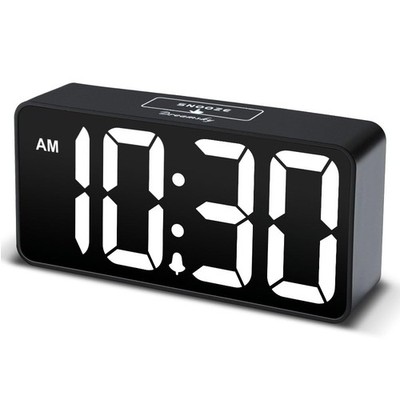 Small Digital Alarm Clock for Bederoom, Large Big Numbers Display with Dimmer...
